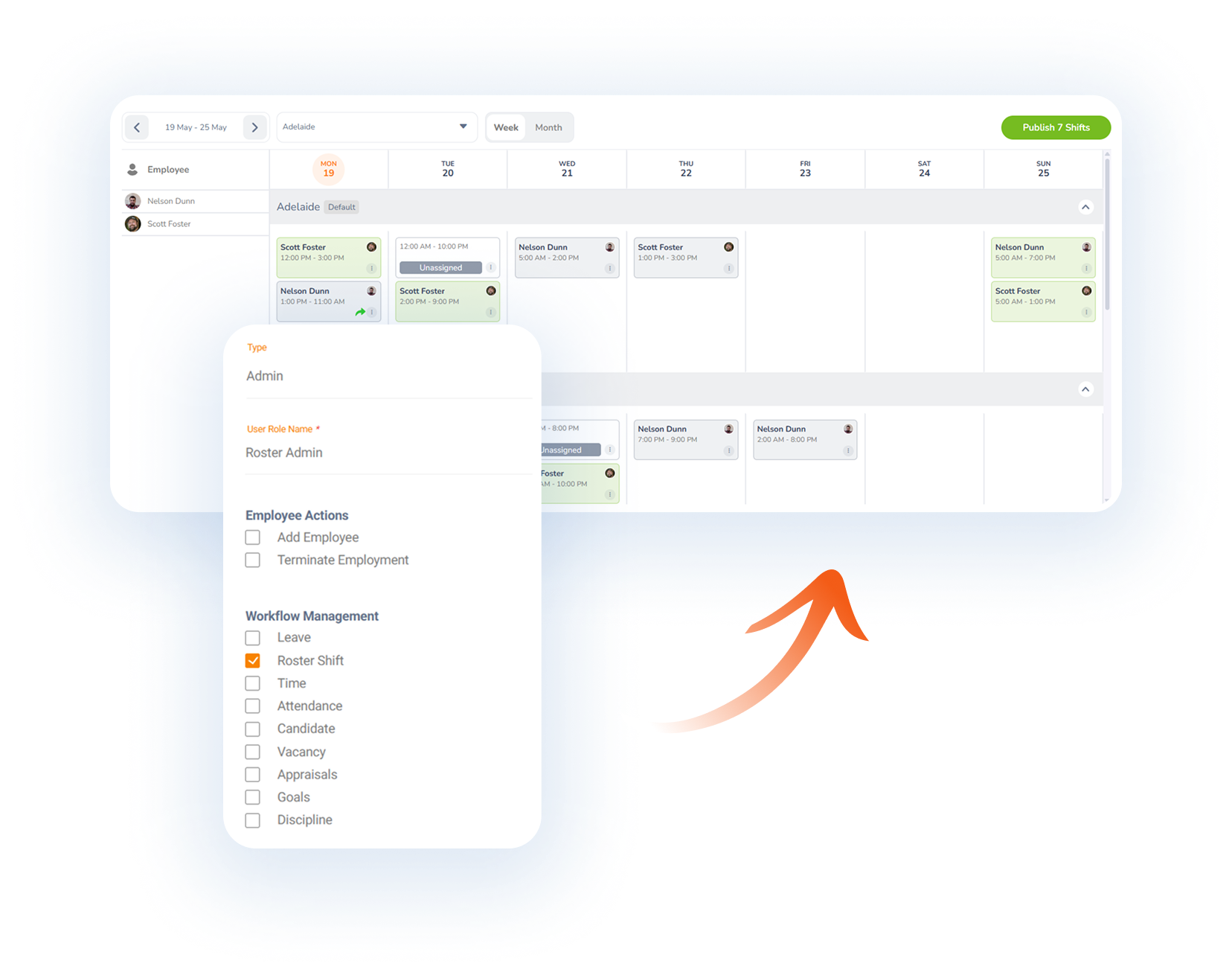 Tailored Access with Roster Admins