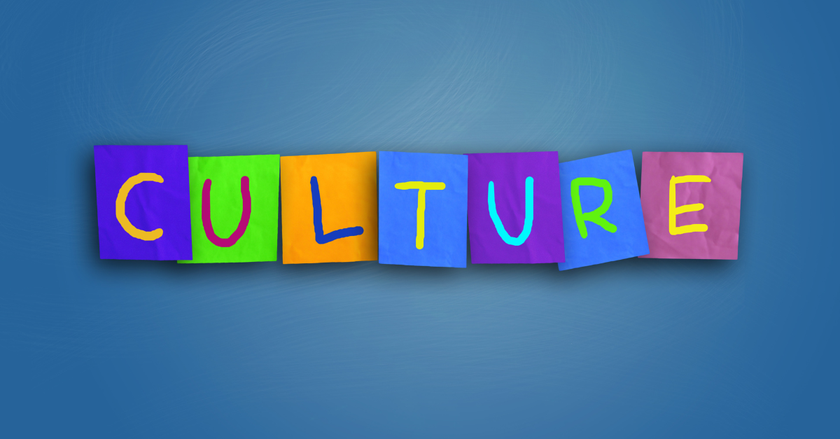 Culture Written on Colored Paper
