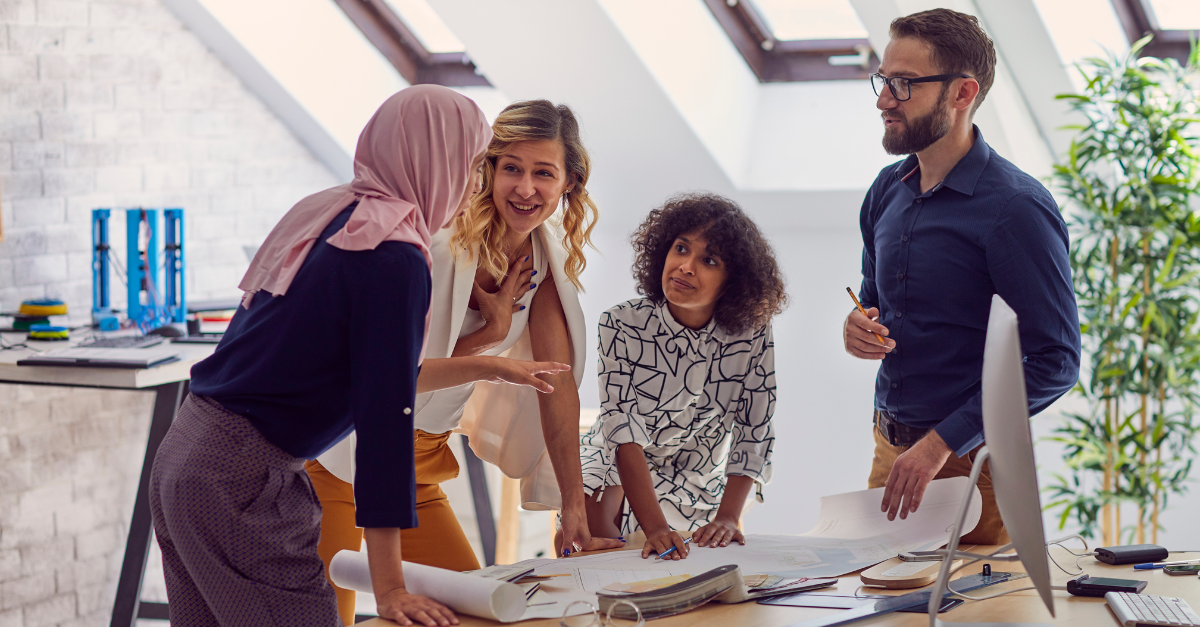 Employees in a Meeting