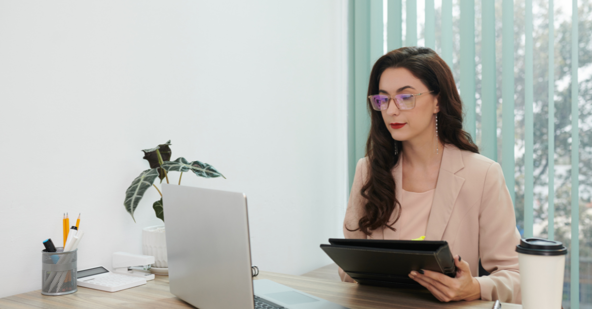 Person Using HR Management Software v2
