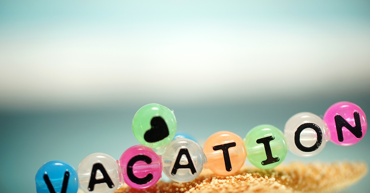 Vacation Written in Small Beads v2