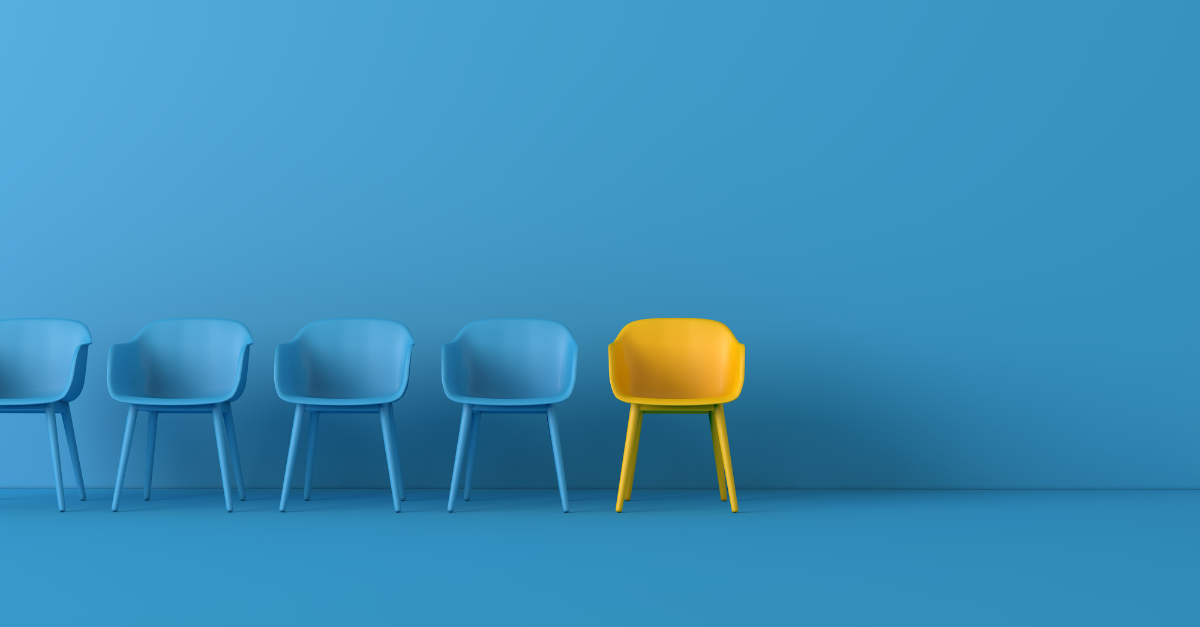 Chair Highlighted in Yellow