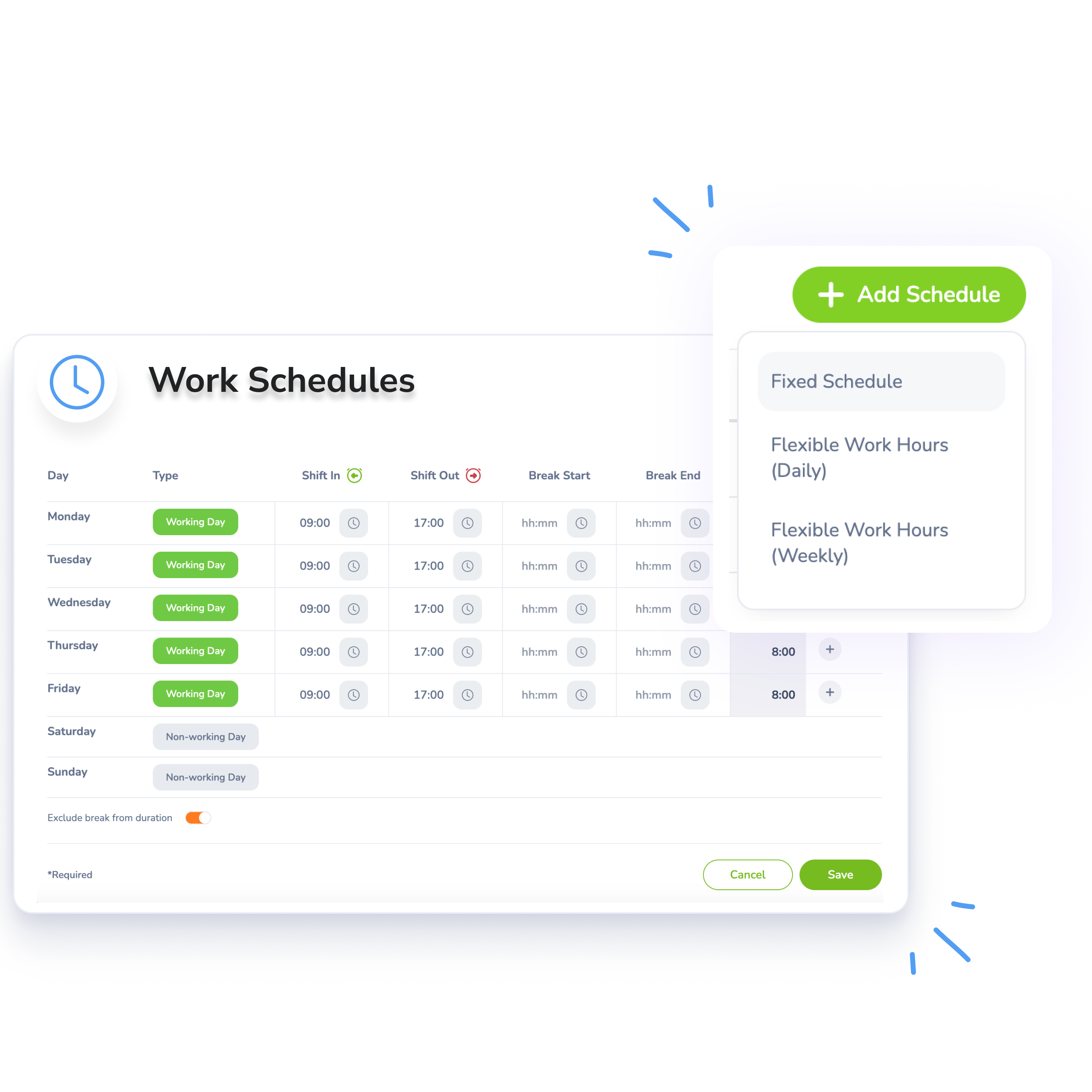 Streamline Staff Scheduling with Work Schedules