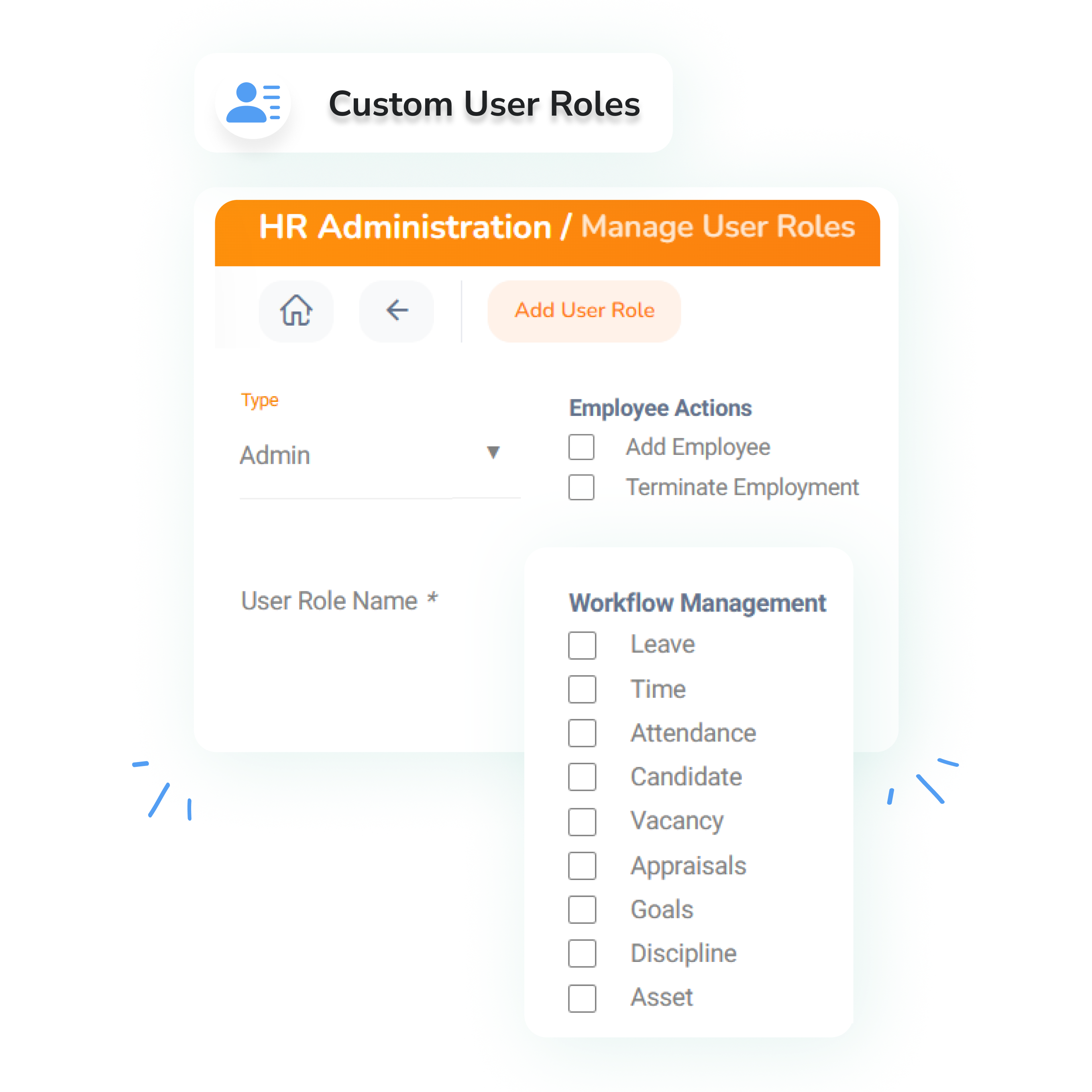Custom user roles
