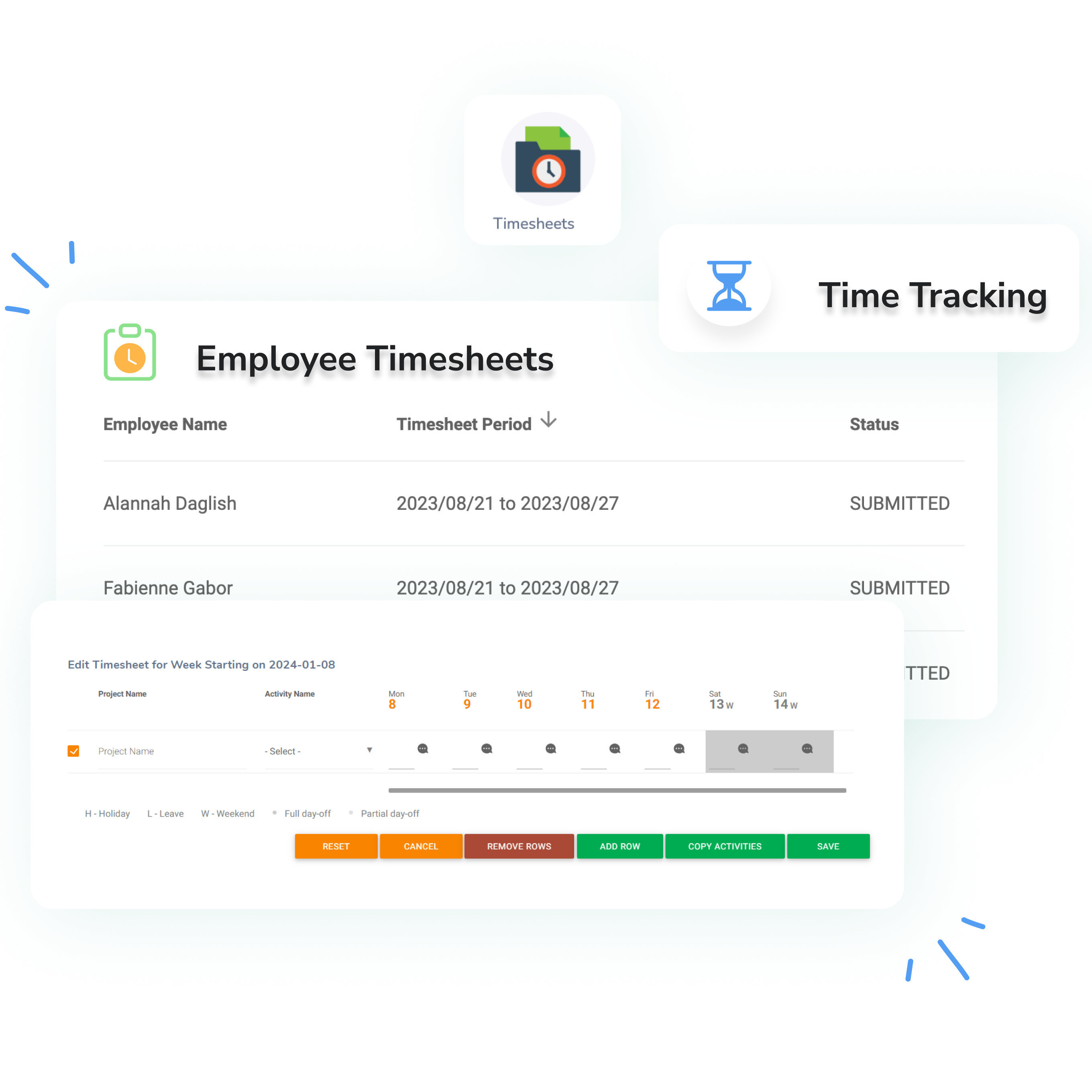 Timesheets